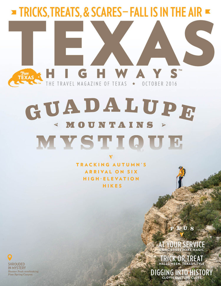 Texas Highways, October 2016 Cover